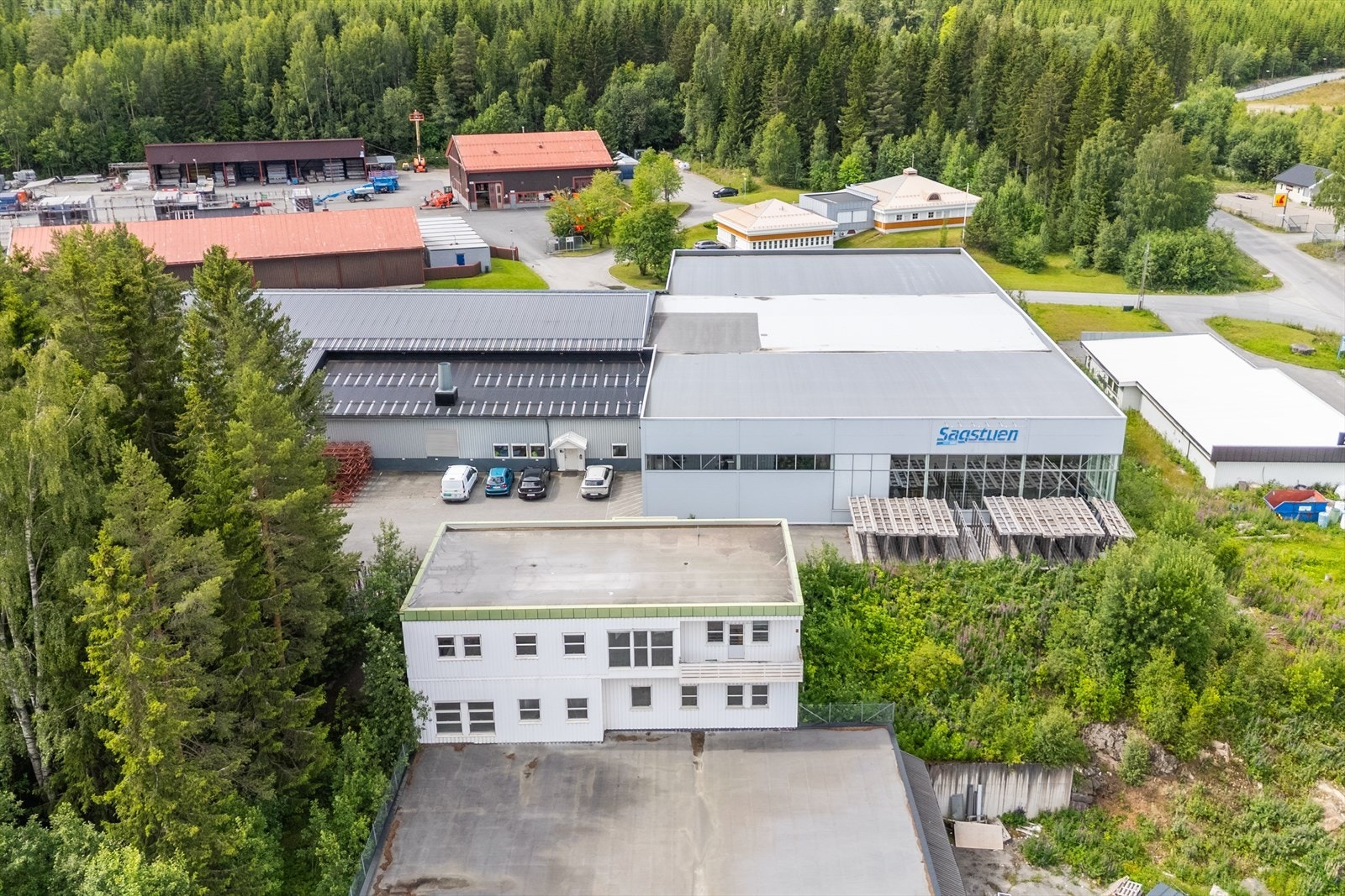 Oversiktsbilde byningsmasse Galleribilde