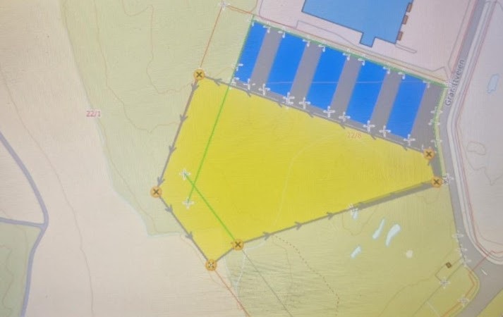 Omtrentlig tomteform Galleribilde