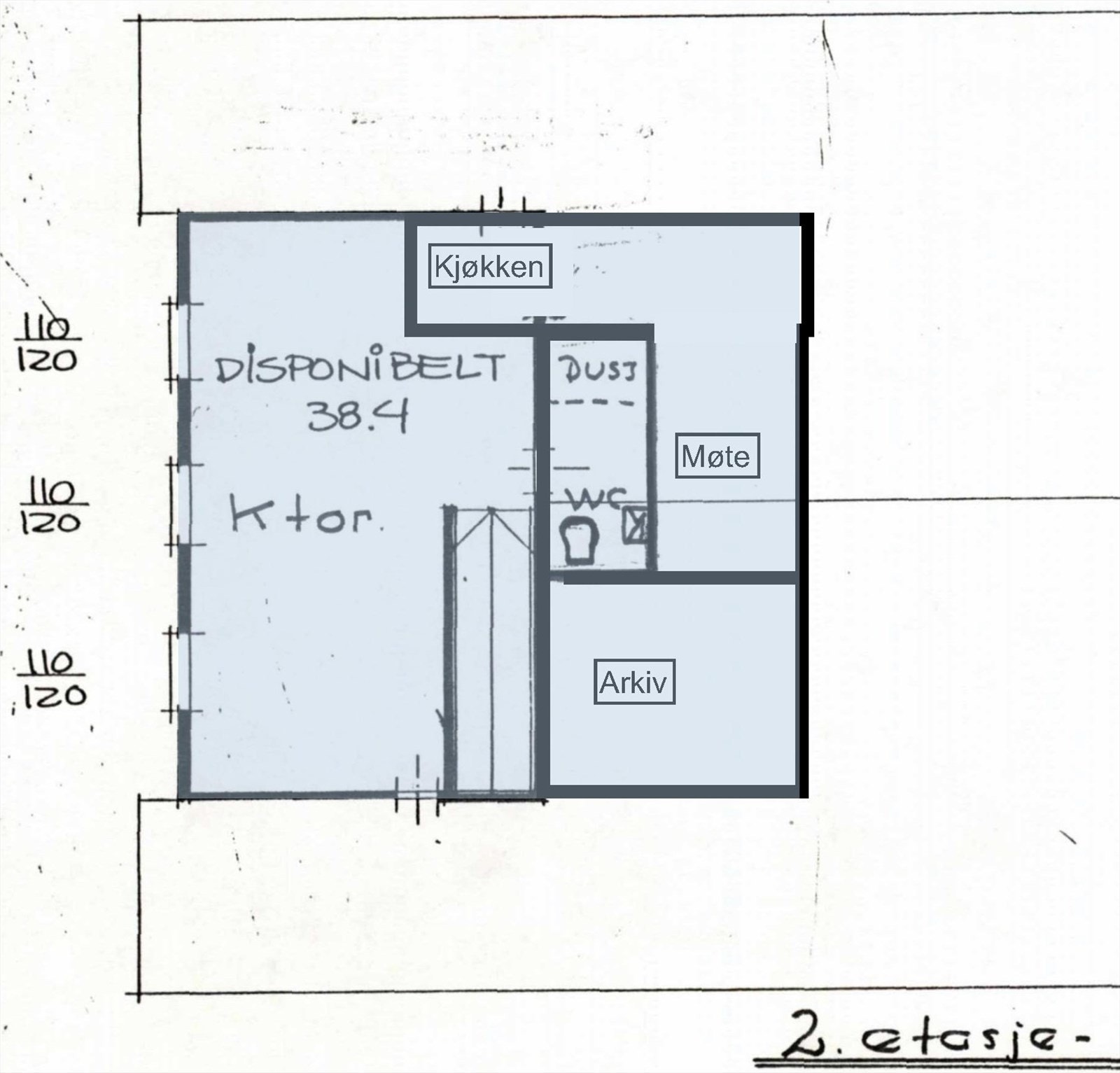 023_Stasjonsveien 10 Plan 2. etg..jpg.jpg Galleribilde
