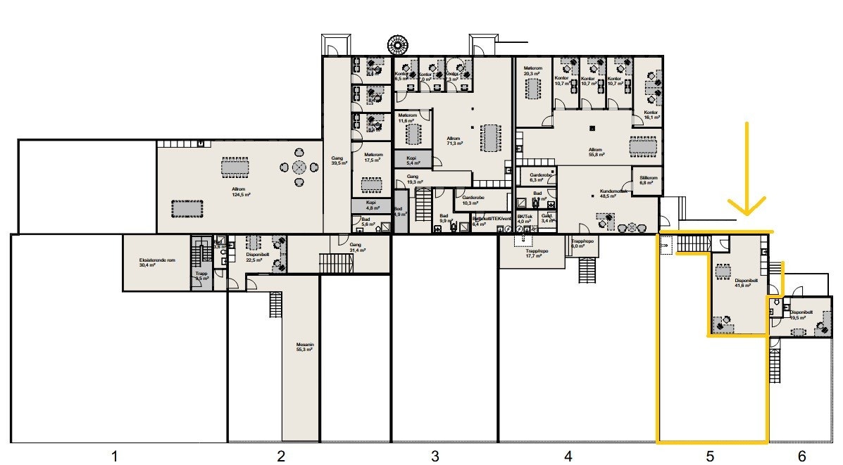 Plan 2 - Nedre Øyra 4 - Seksjon 5 Galleribilde
