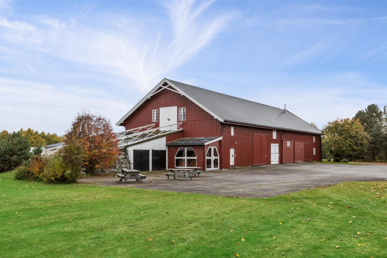 Bygningen har en grunnflate på ca. 560 m2 Galleribilde