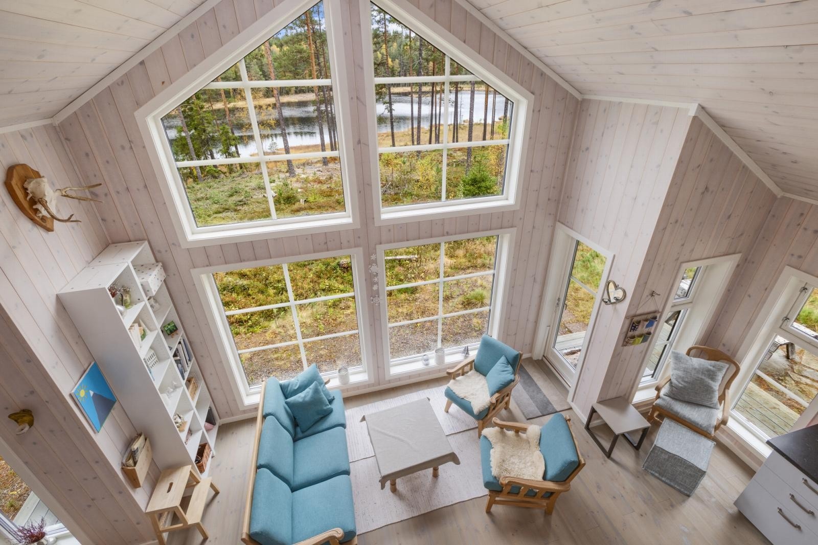 Stue i hytta Galleribilde