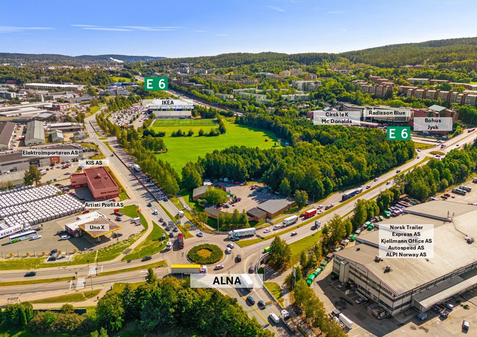 Oversiktsbilde nord Galleribilde