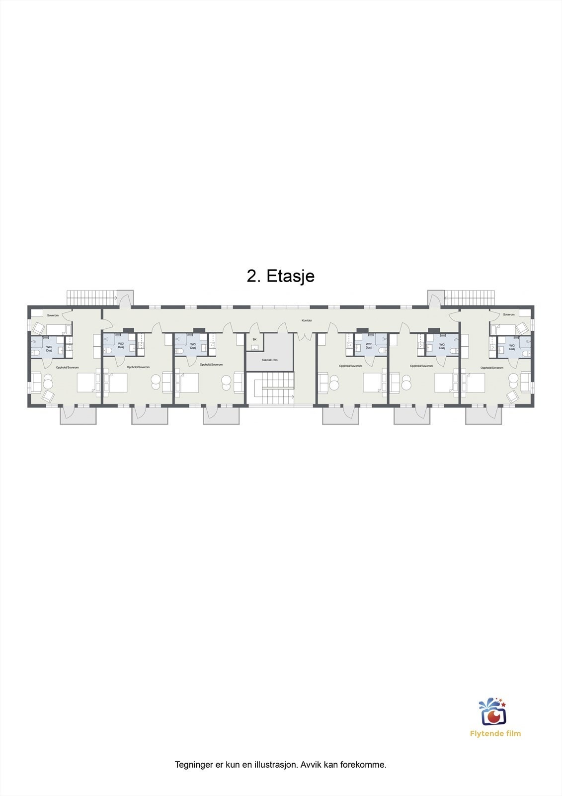 Plantegning - 2. Etasje Galleribilde