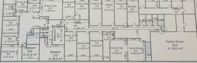 Plantegning Galleribilde