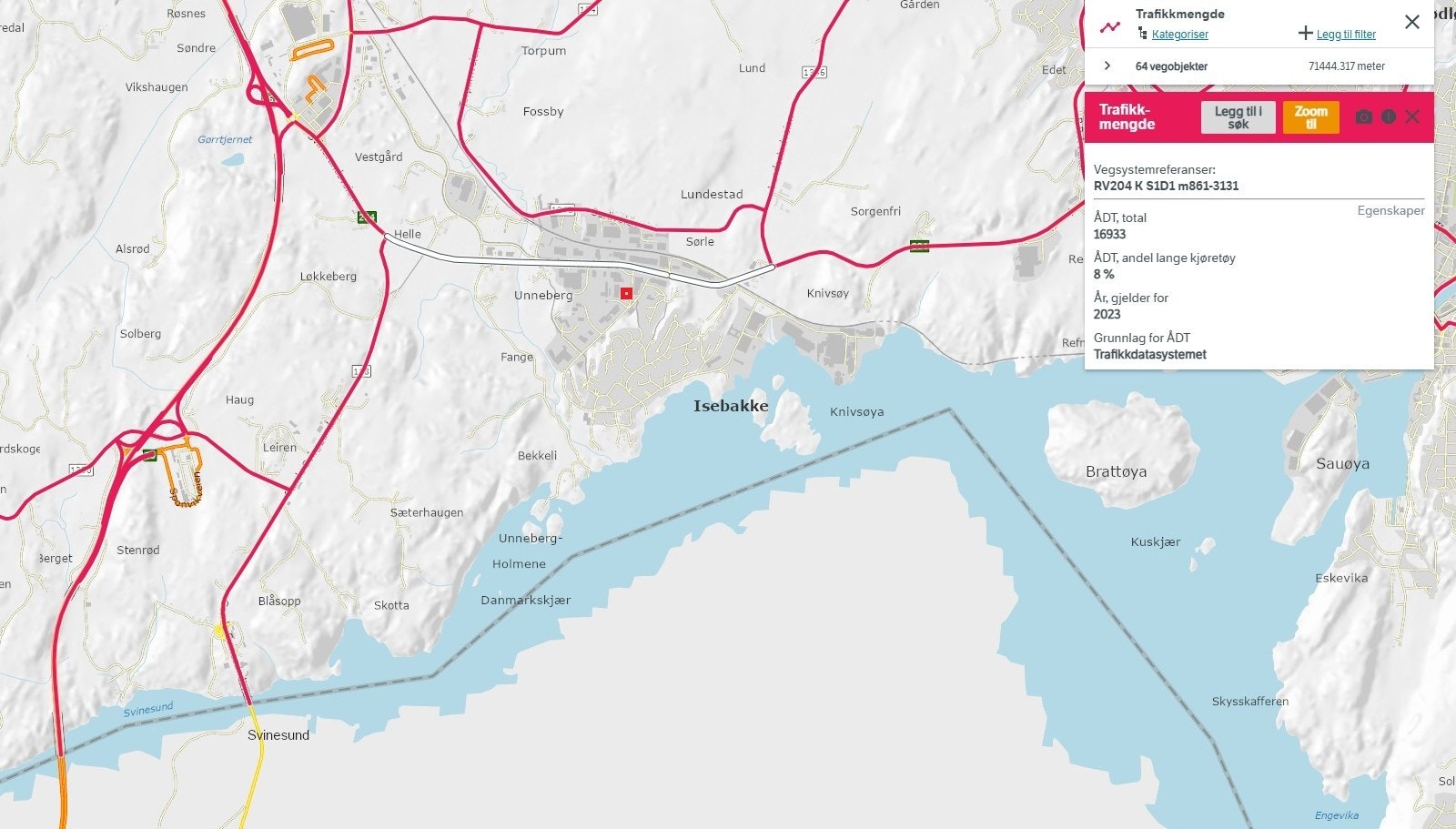 Trafikkdata Galleribilde