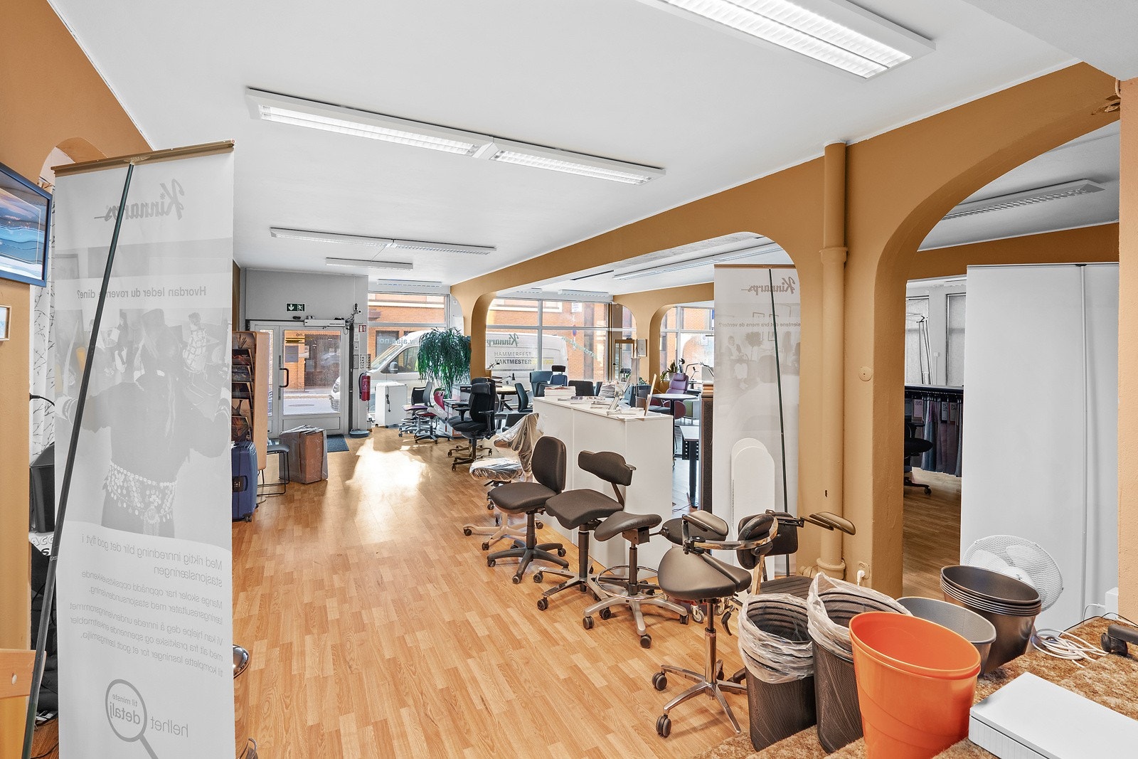 Del av butikk lokale Galleribilde