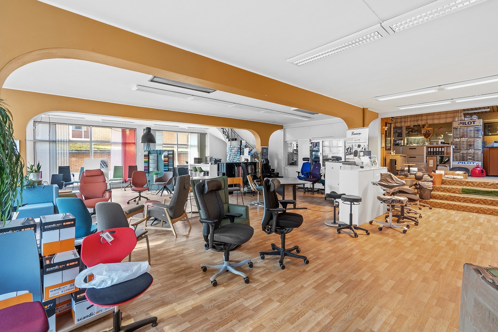 Del av butikklokale Galleribilde