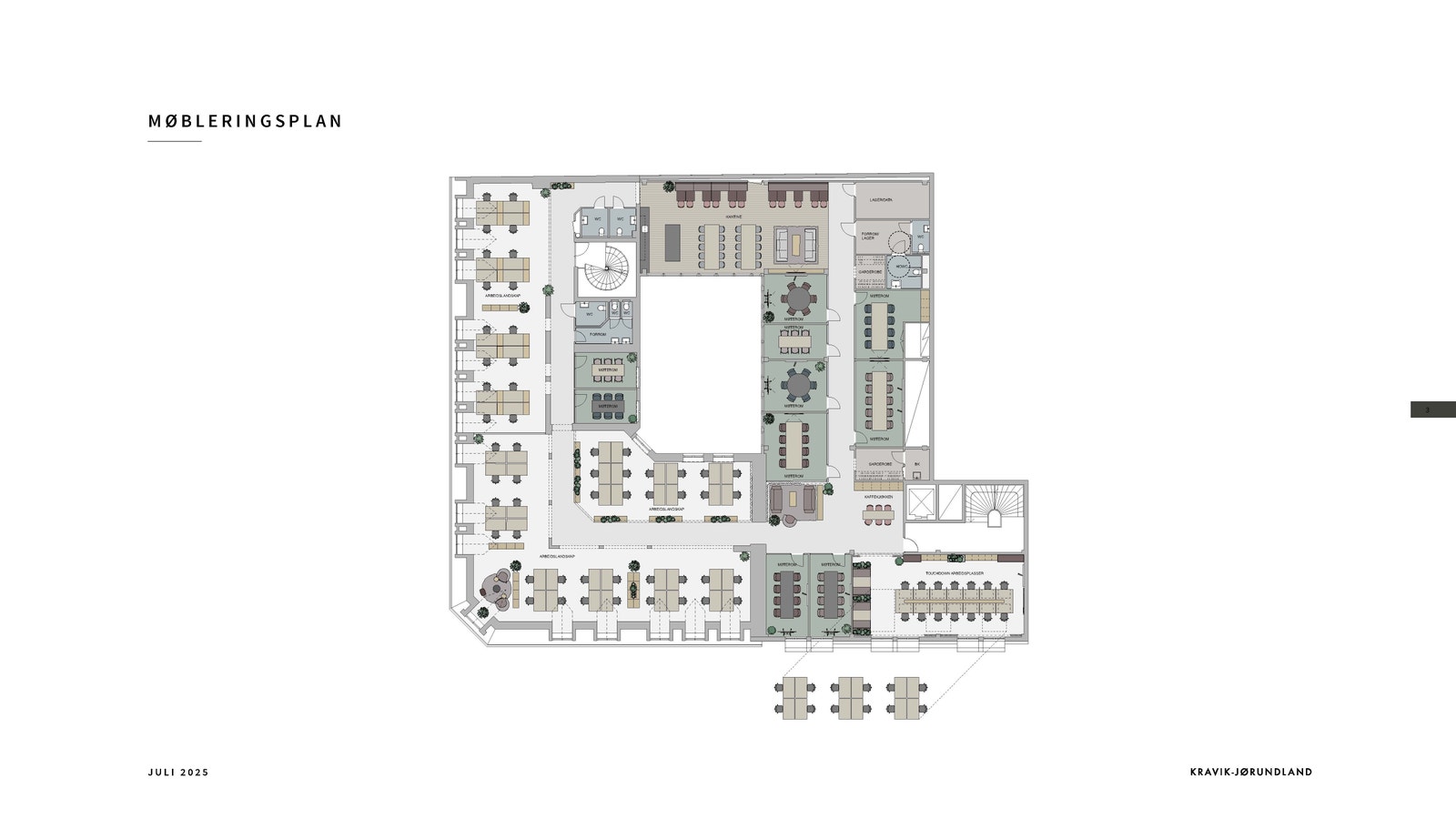 Møbleringsplan Galleribilde
