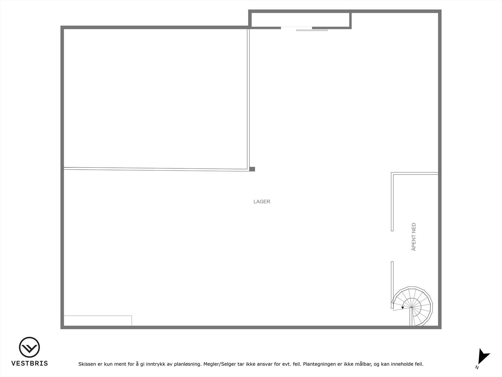 Plantegning 2. etasje Galleribilde
