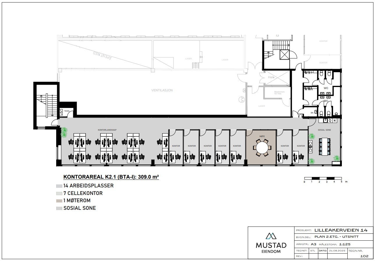 Plantegning Galleribilde