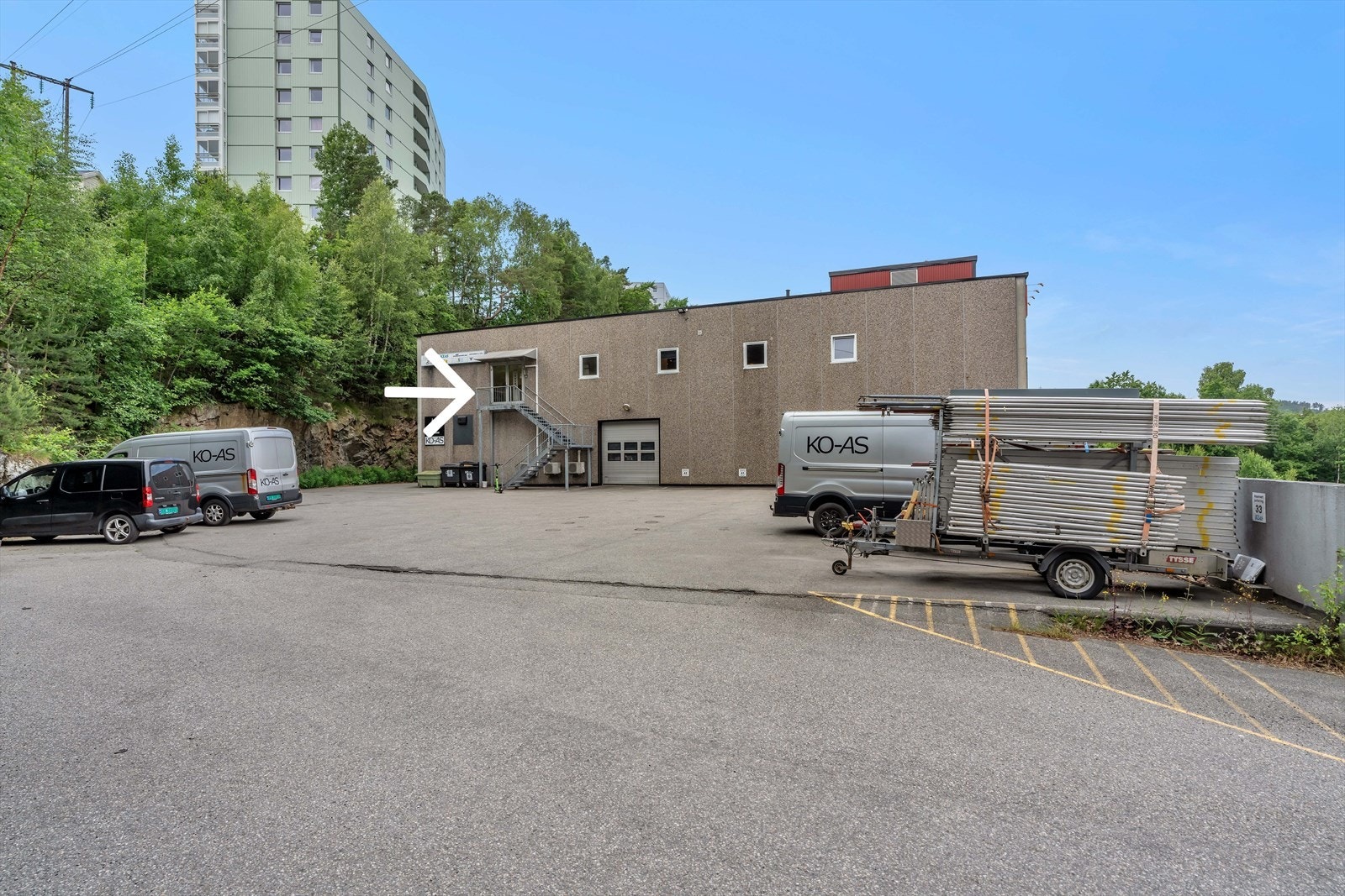 Adkomst markert Galleribilde