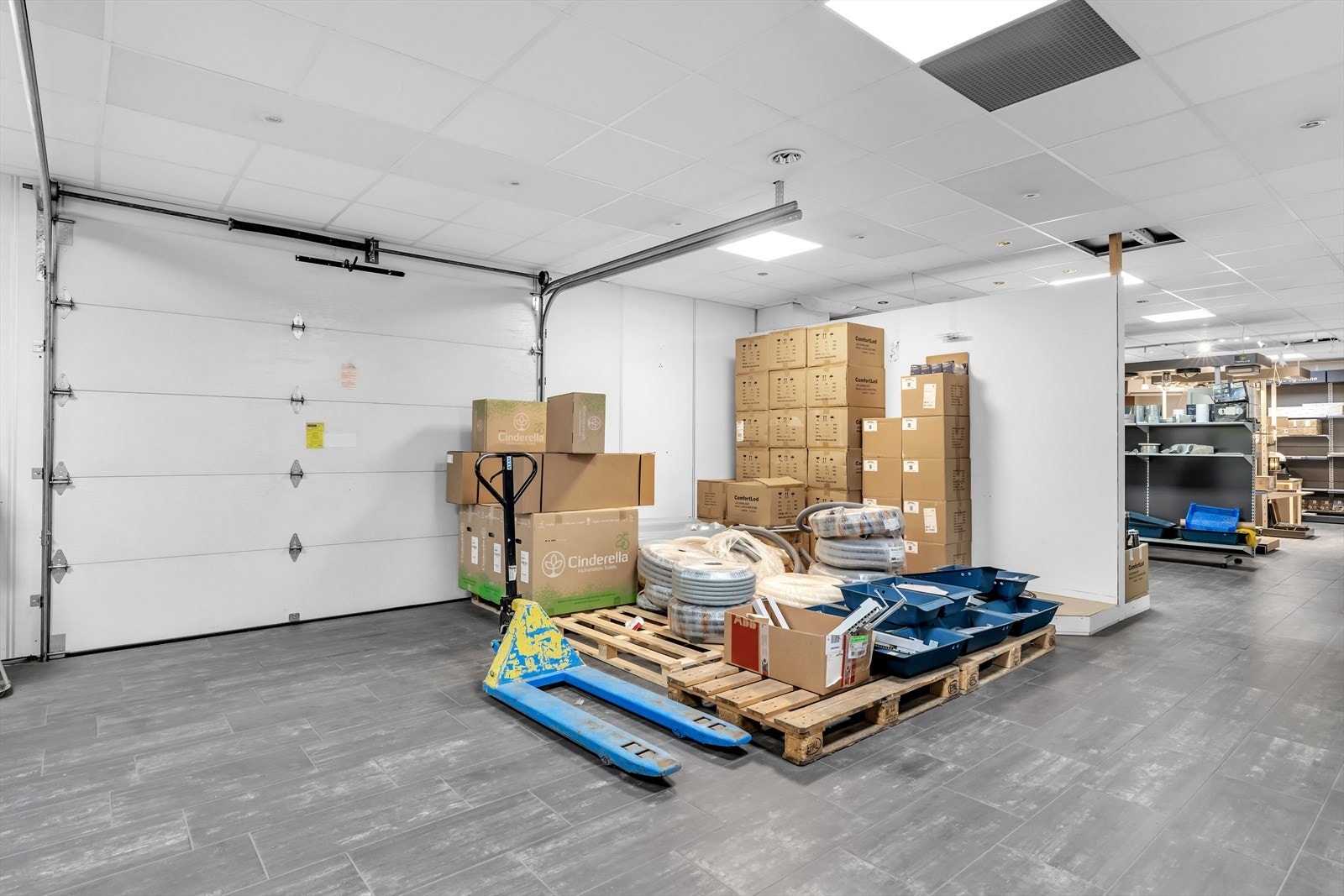 Lokale med kjøreport markert TS2 i seksjoneringen Galleribilde