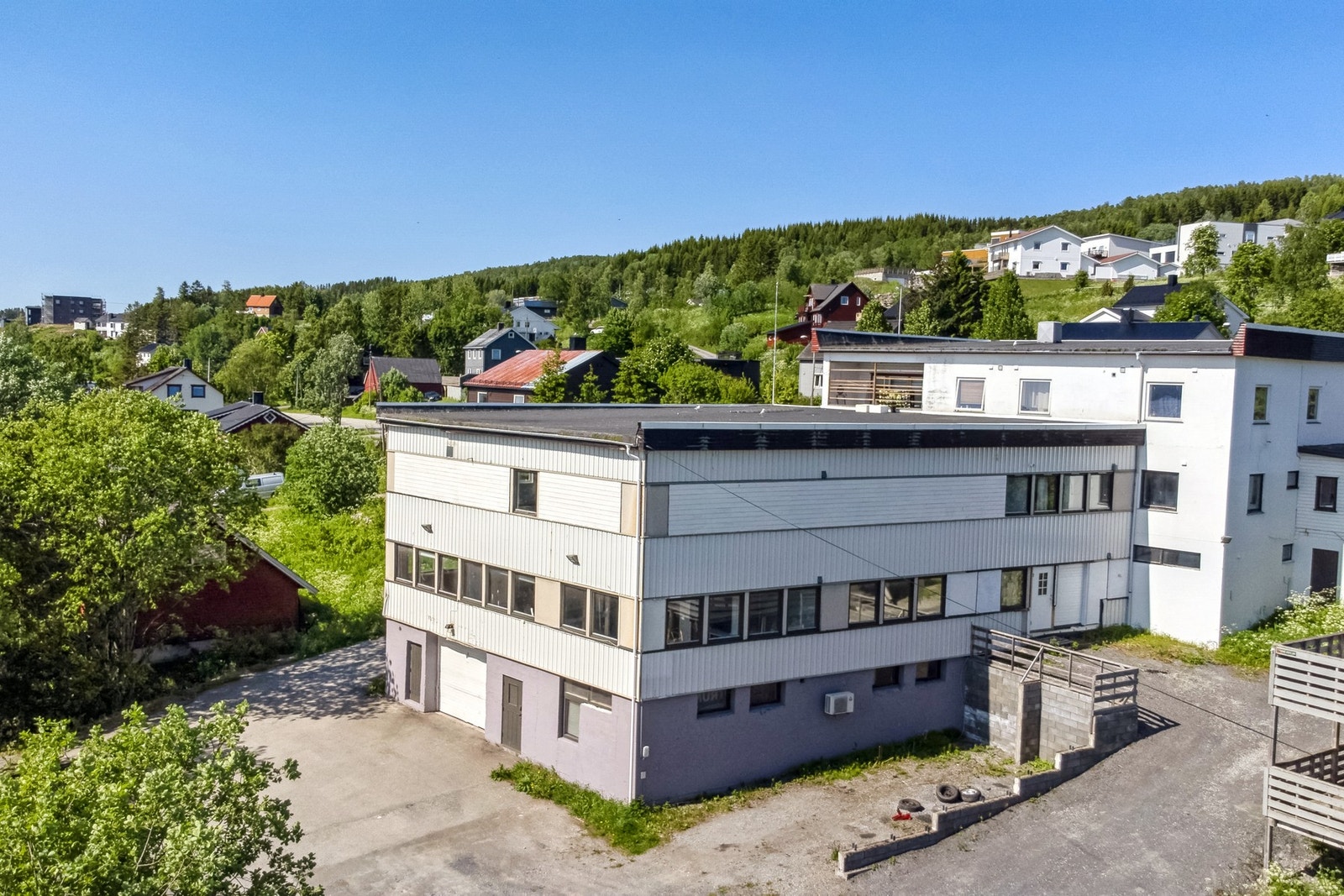 Fasade av Sandvikveien 77. Galleribilde