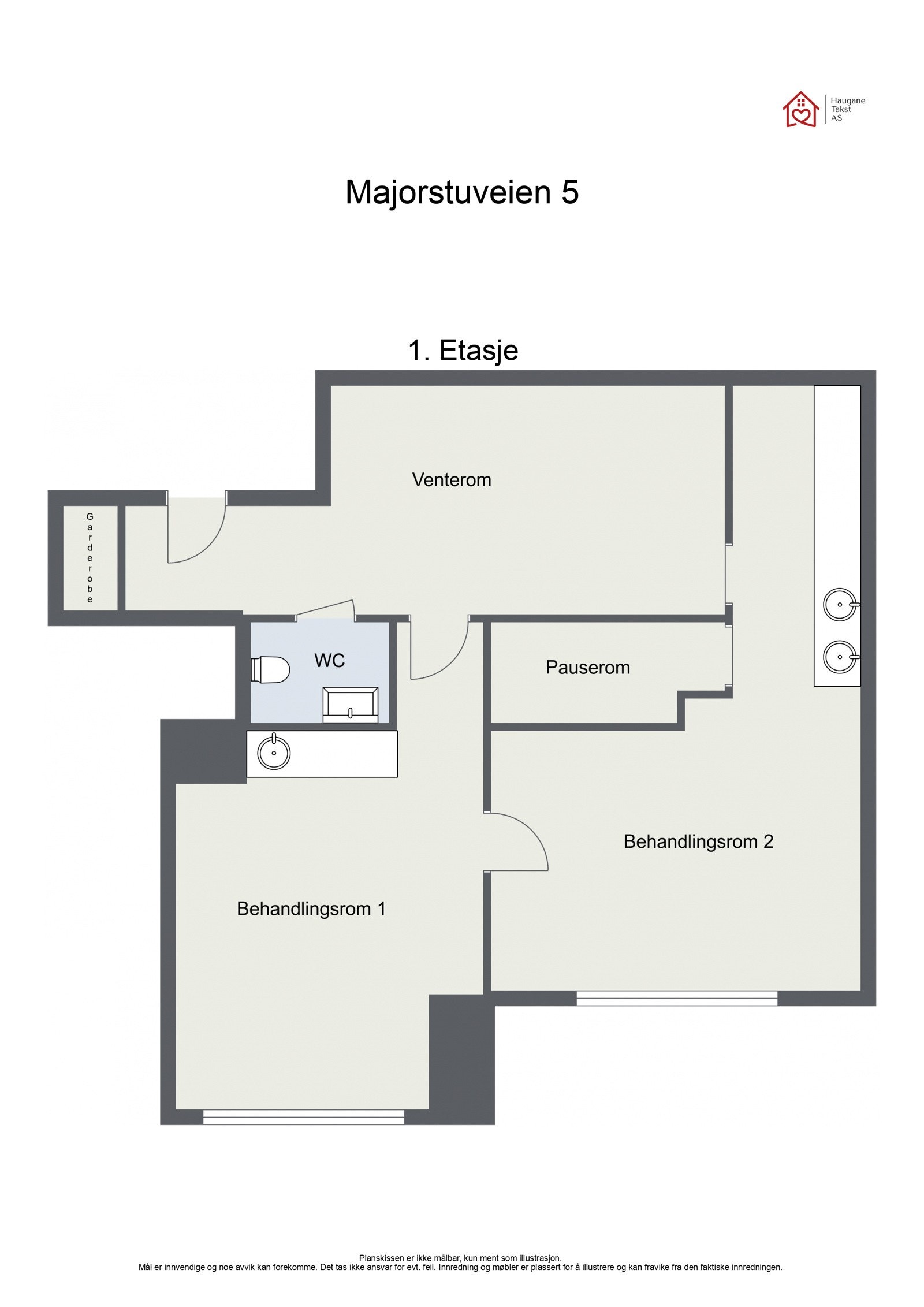 Planskisse Galleribilde