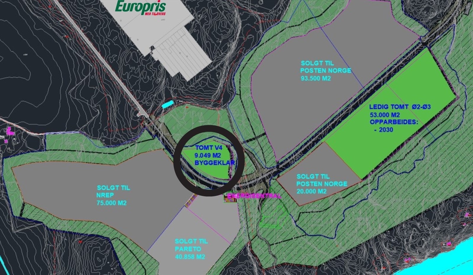 Tomtekart Galleribilde