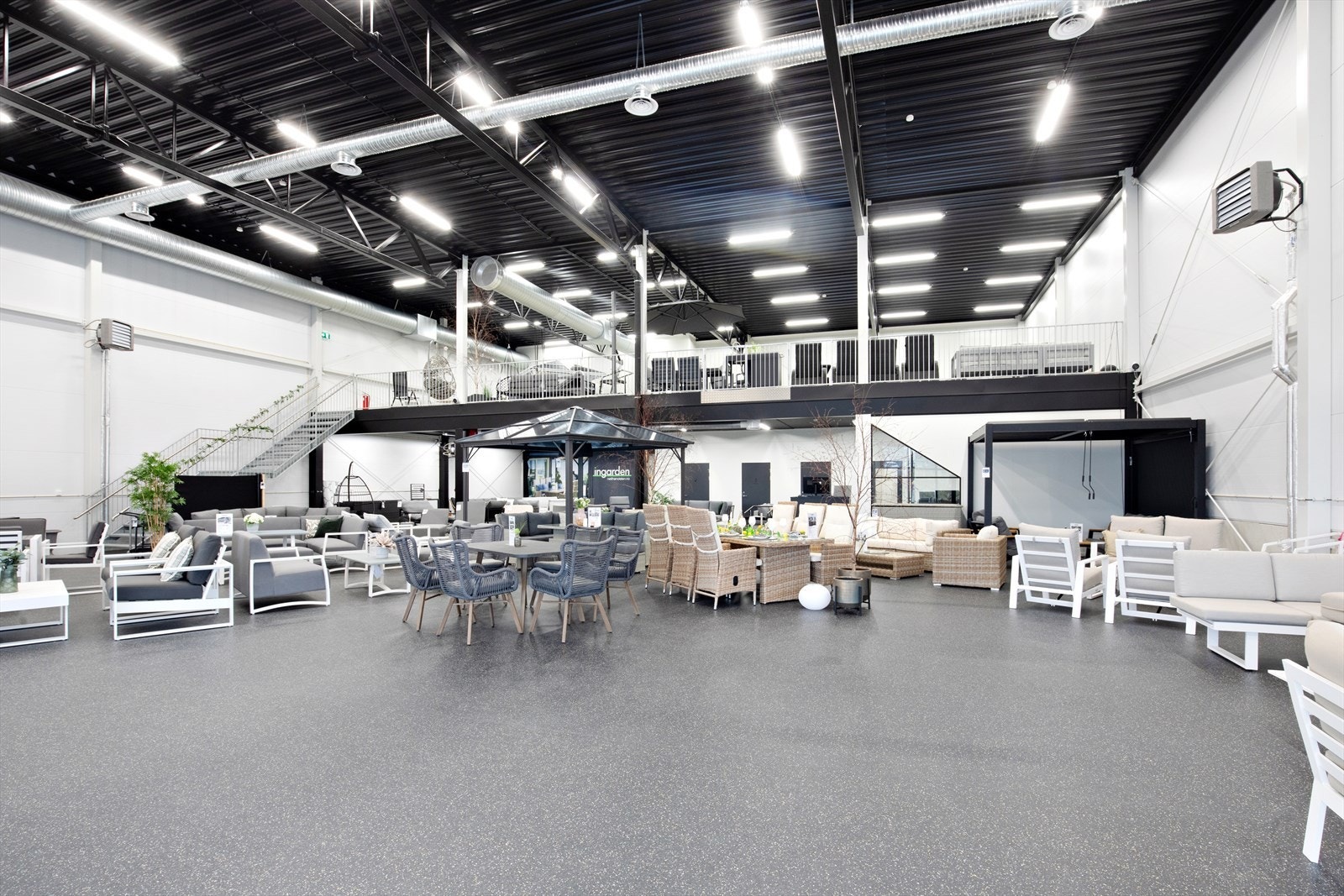 Arealene sett fra vinduesfasaden Galleribilde