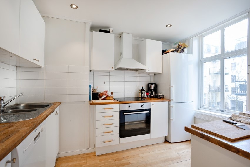 Bildet er fra en av de eksisterende 3-roms leilighetene. Galleribilde