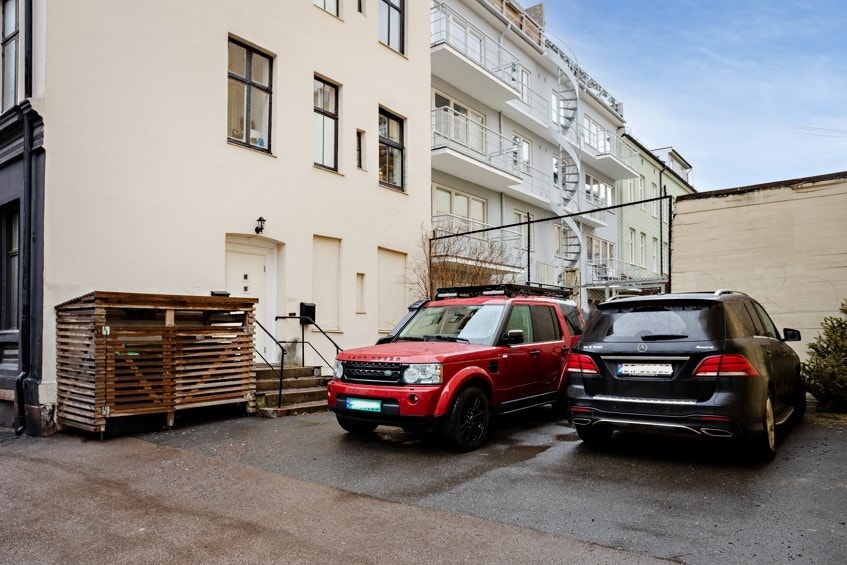 Tomten hvor det er gitt tillatelse til å bygge en enebolig. Galleribilde