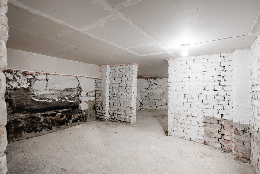 Bildet fra kjeller i eksisterende bygg. Galleribilde