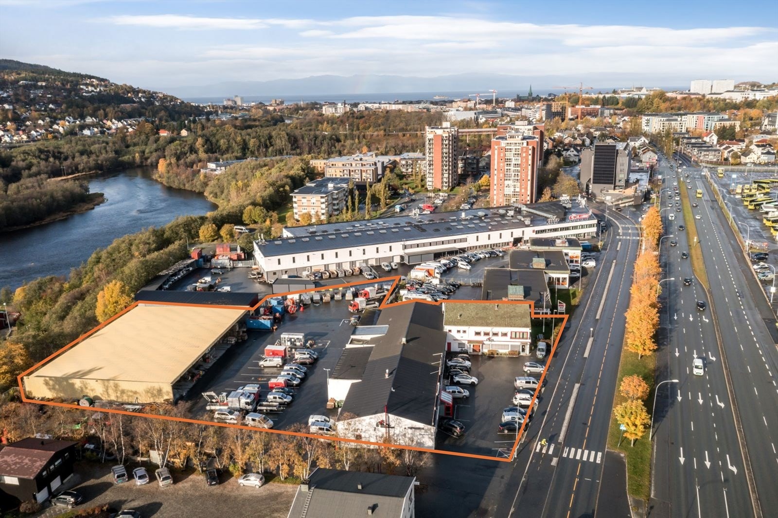 Tempeveien 19 - eiendommen markert Galleribilde