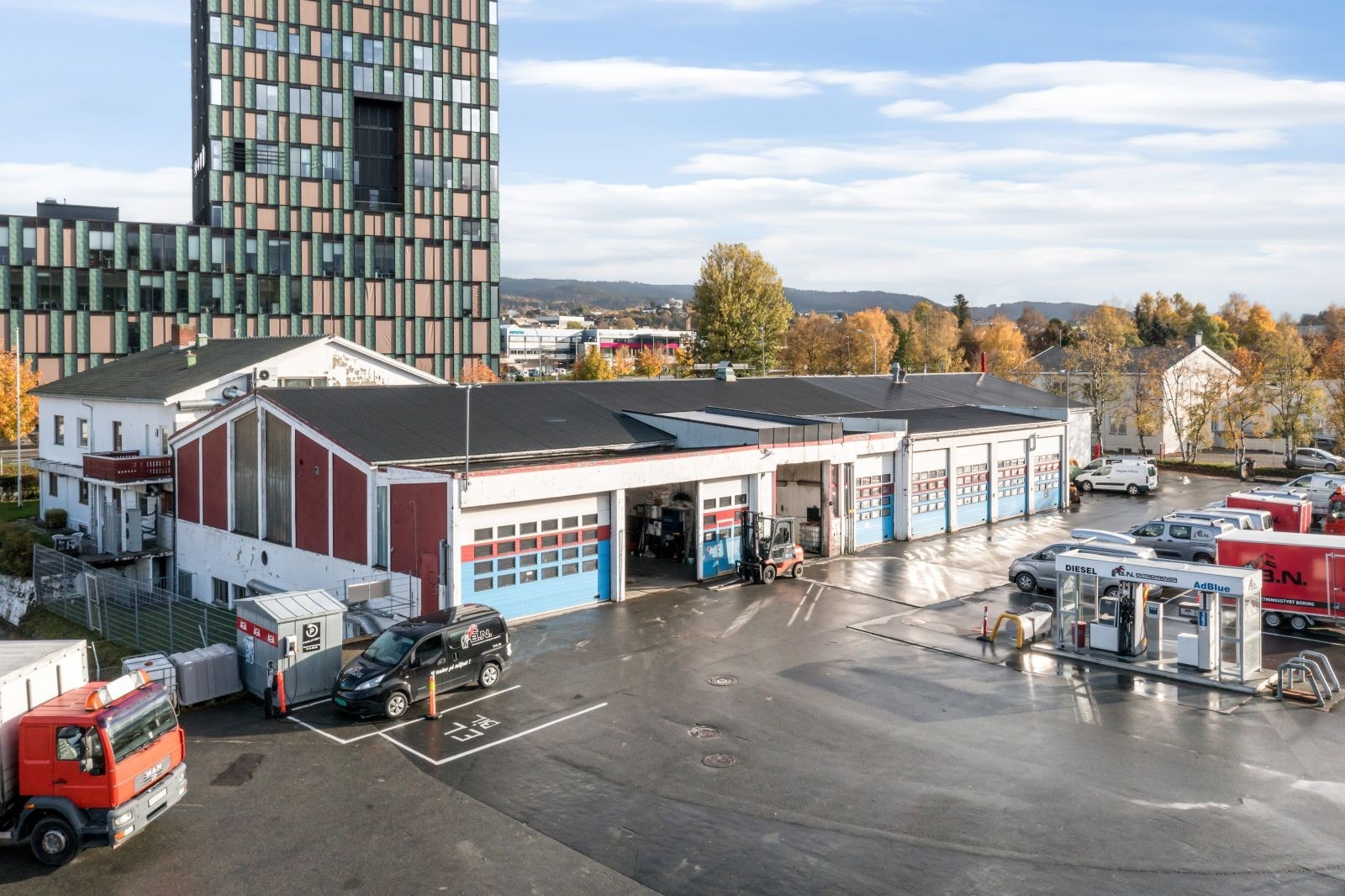 Totalt 9 garasjeløp Galleribilde