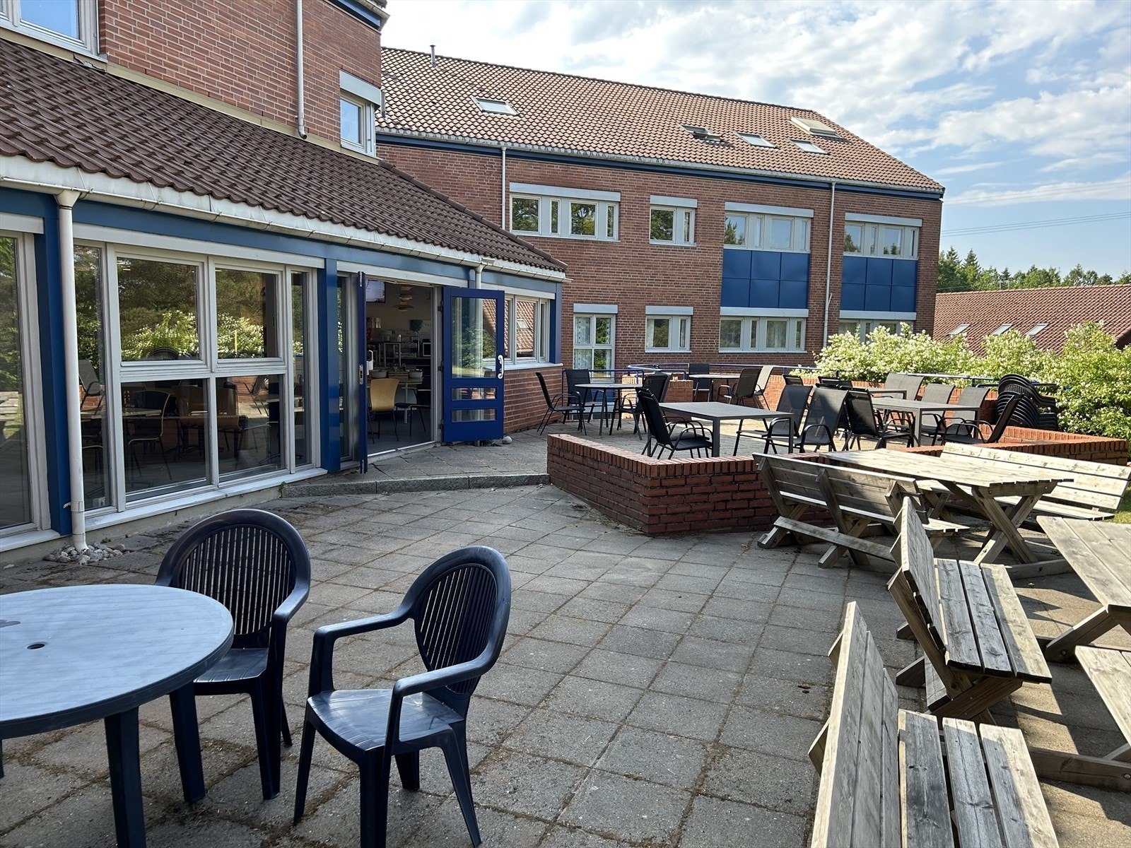 Hyggelig uteområde Galleribilde