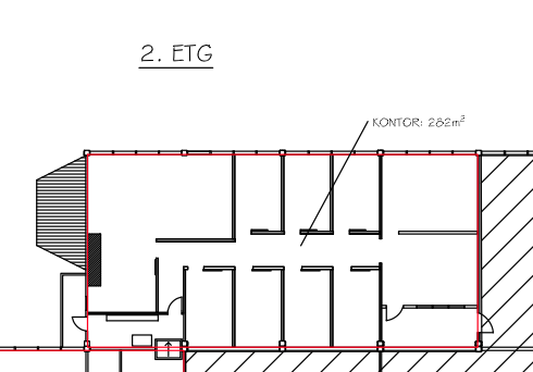 Detaljer plantegning 2. etg Galleribilde