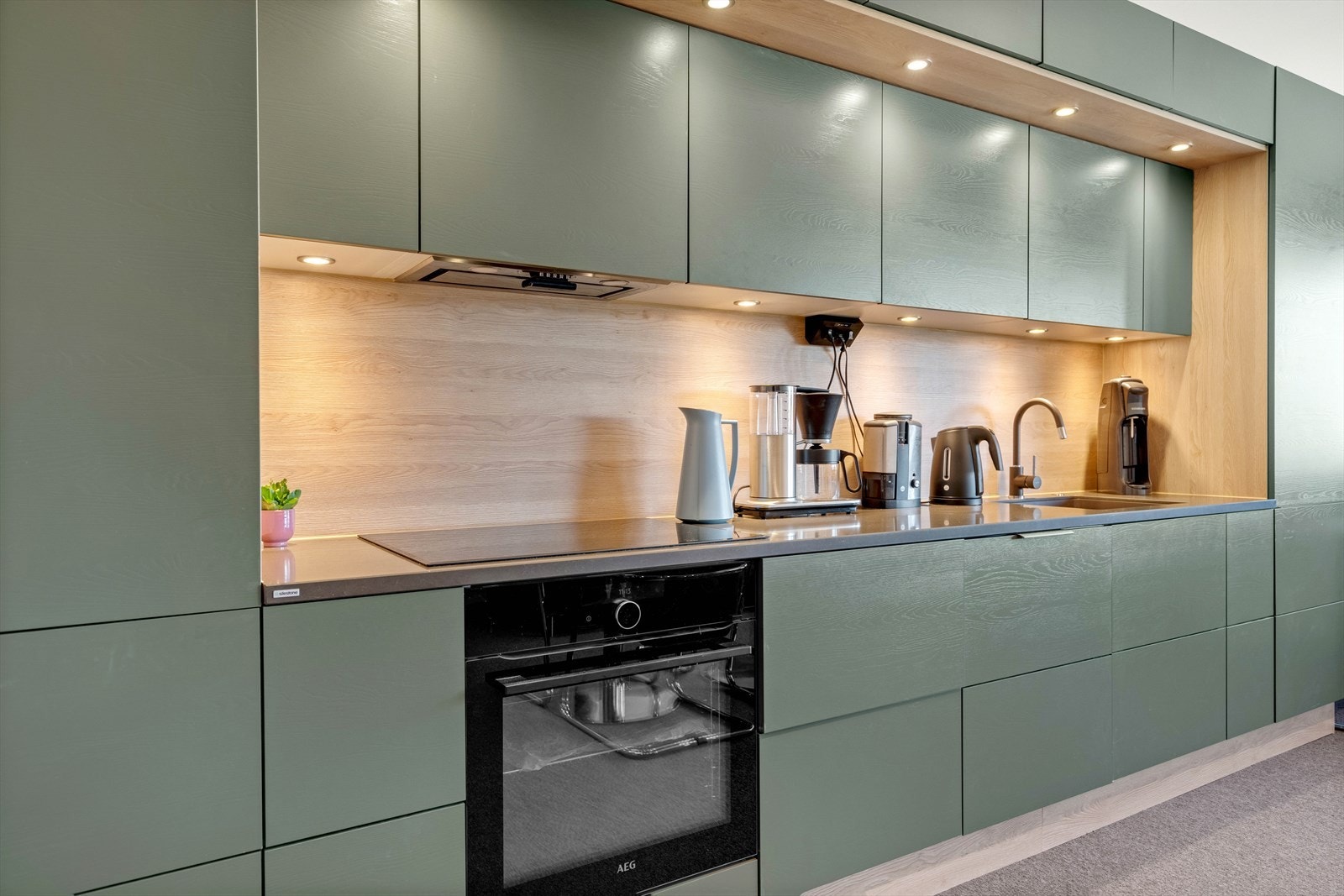 Renovert kjøkken Galleribilde