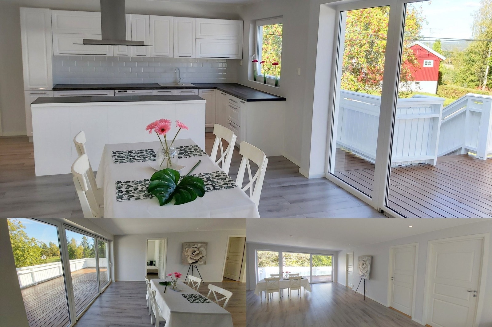 du har mye plass til å arrangere spisestuer med et stort bord for Din familien. Galleribilde