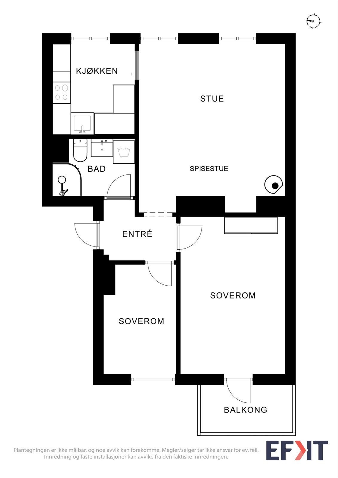 Planløsning. Galleribilde