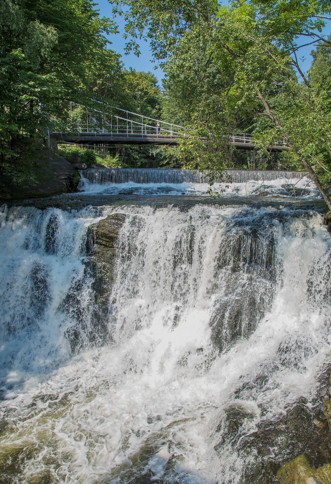 Det er kort vei til turveier langs Akerselva. Galleribilde