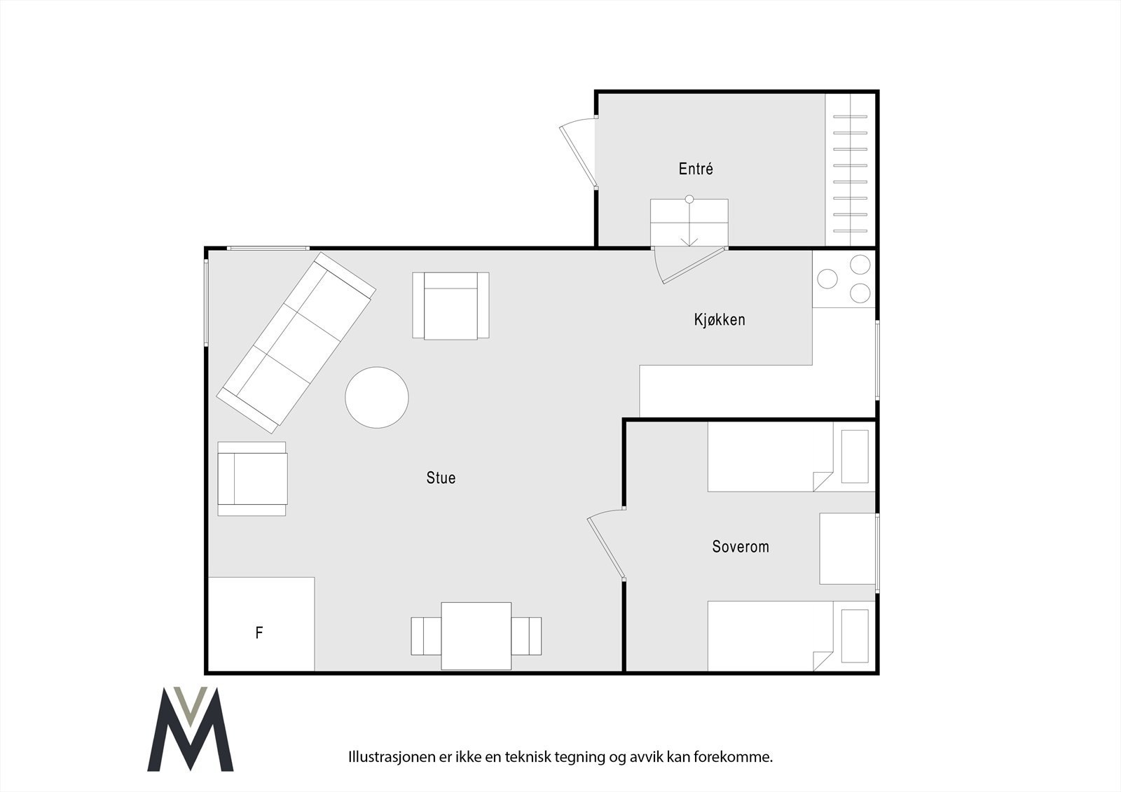 Plantegning Galleribilde
