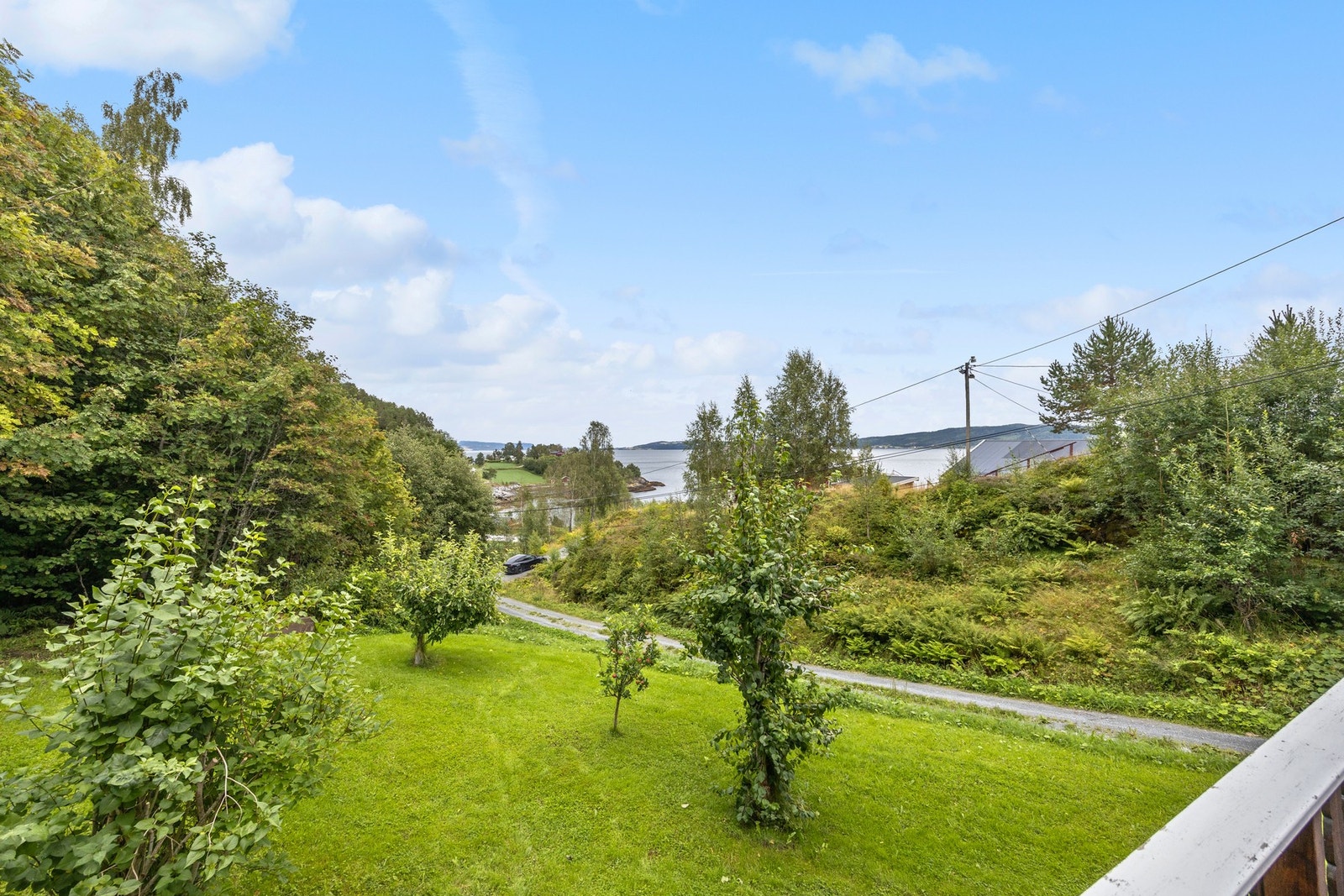 Utsikt fra terrasse Galleribilde