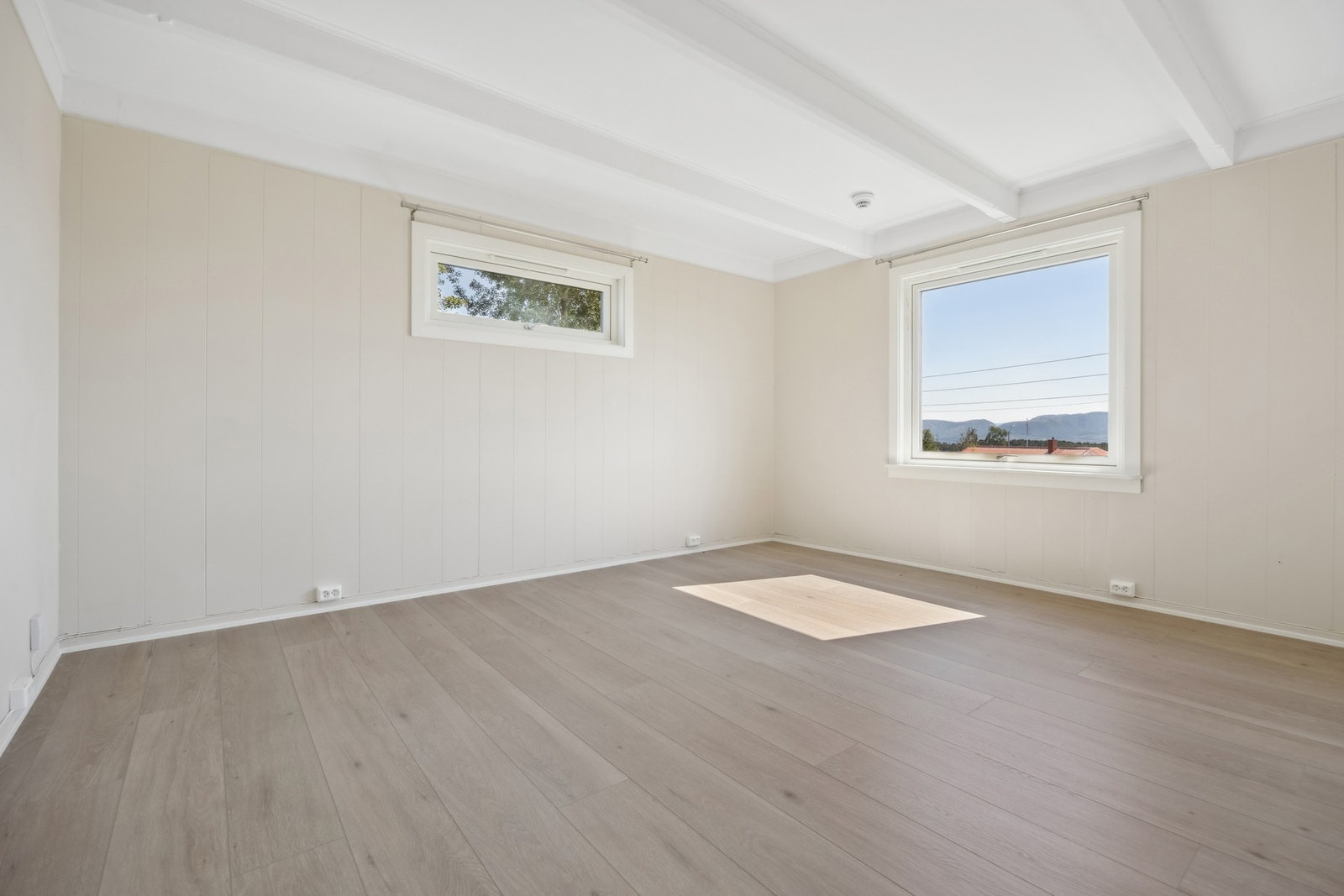 Stuen er på 24 m²og har gode innredningsmulighter. Galleribilde