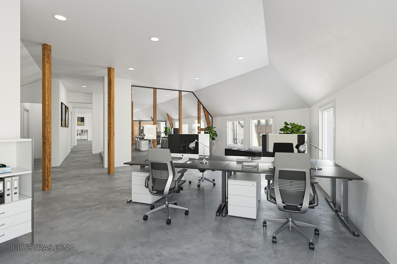 Illustrasjonsbilder av lokalet Galleribilde