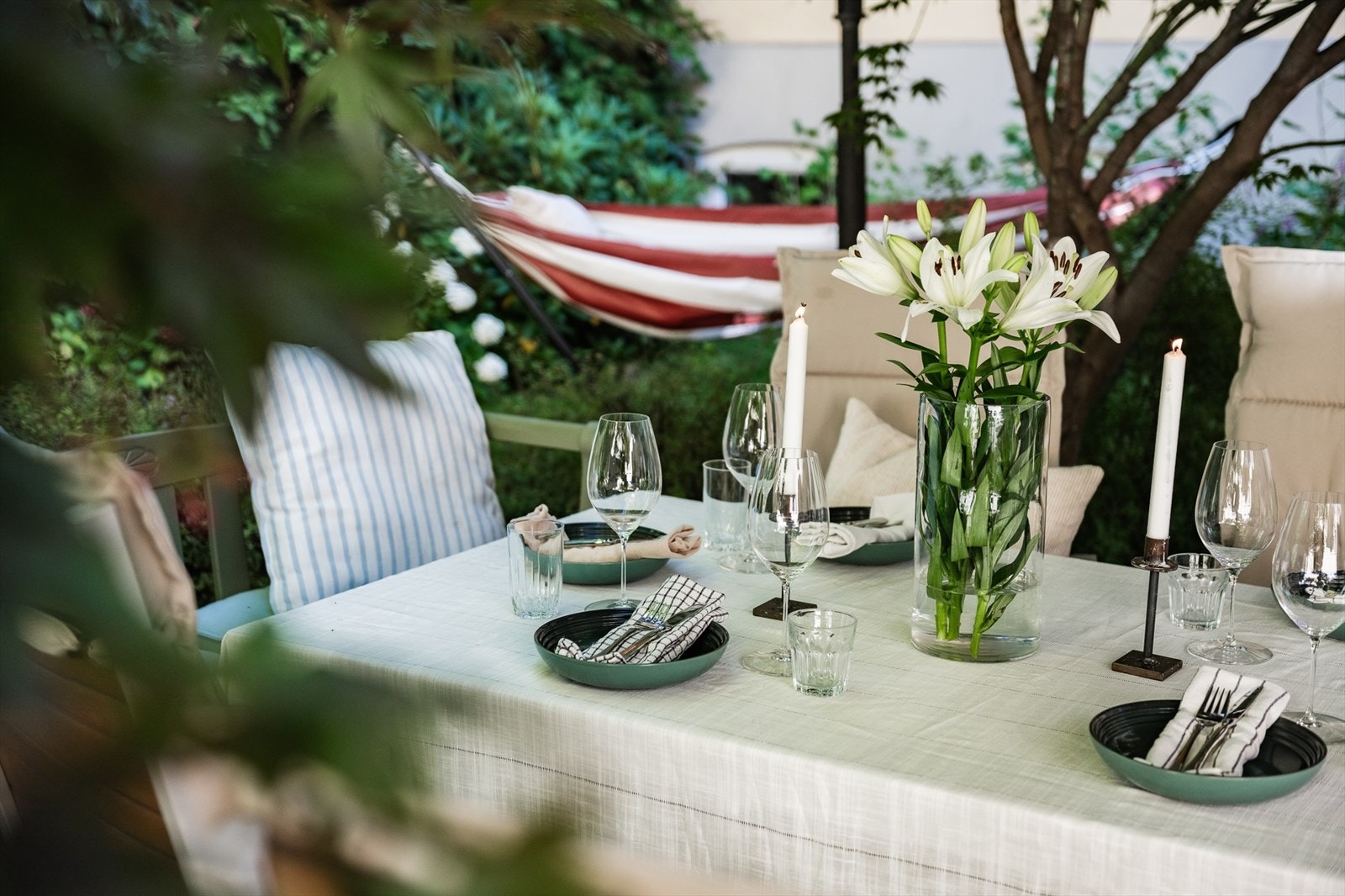 Bakgården fungerer som en forlengelse av boligen Galleribilde