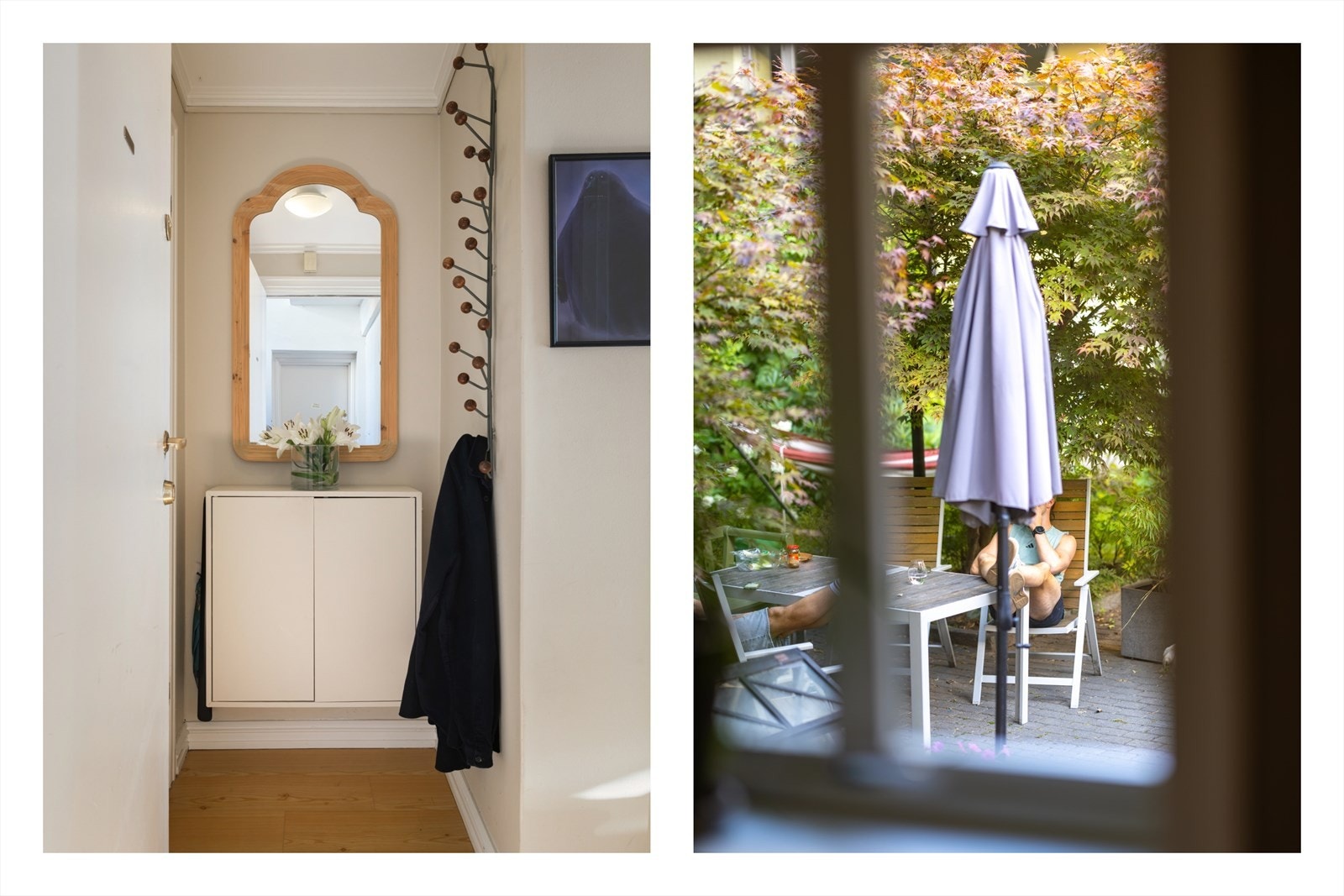 Entré/gang med plass til klesavheng og skohylle-løsning Galleribilde