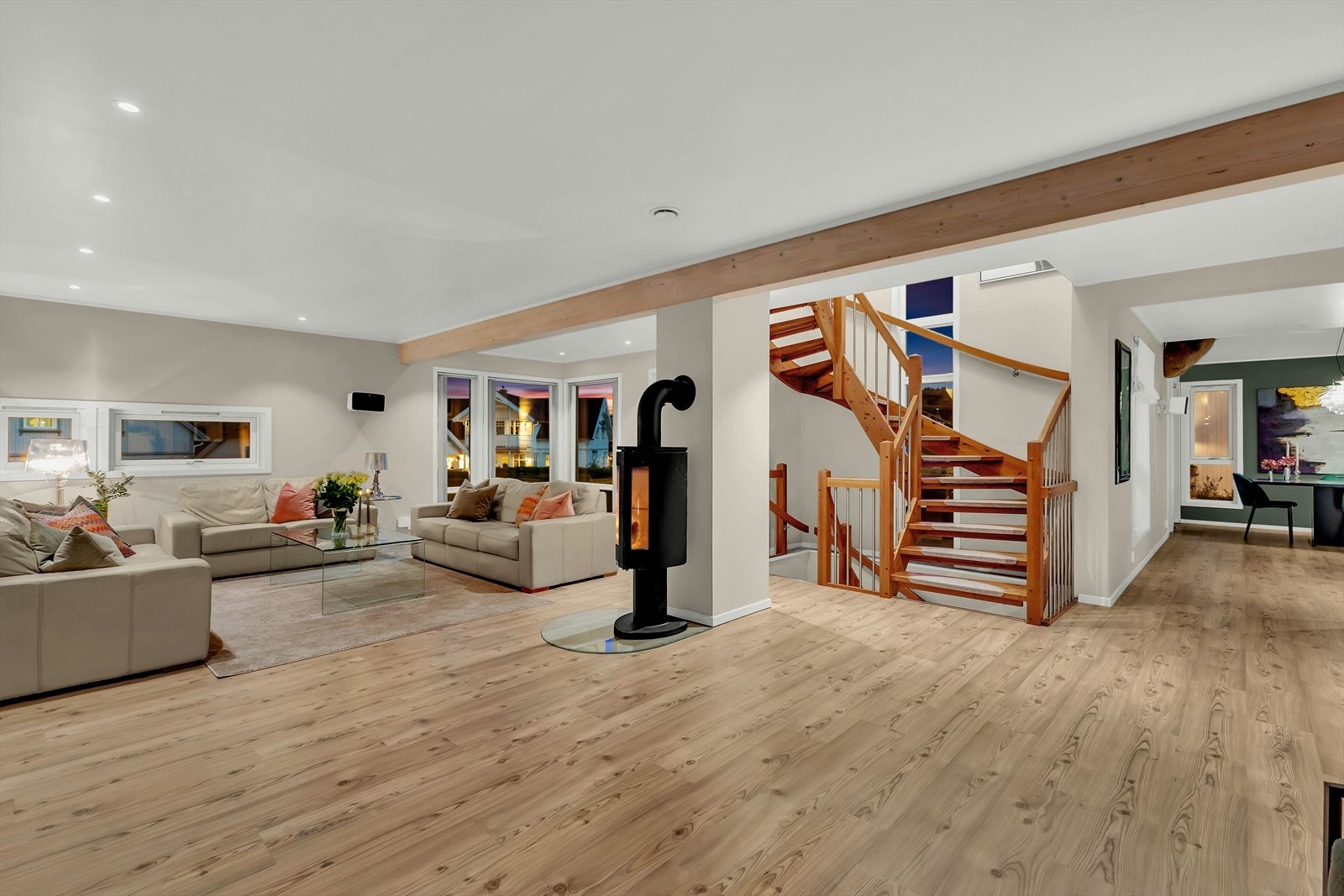 Vedovnen gir god stemning og bidrar til lave og forutsigbare oppvarmingskostnader. Galleribilde