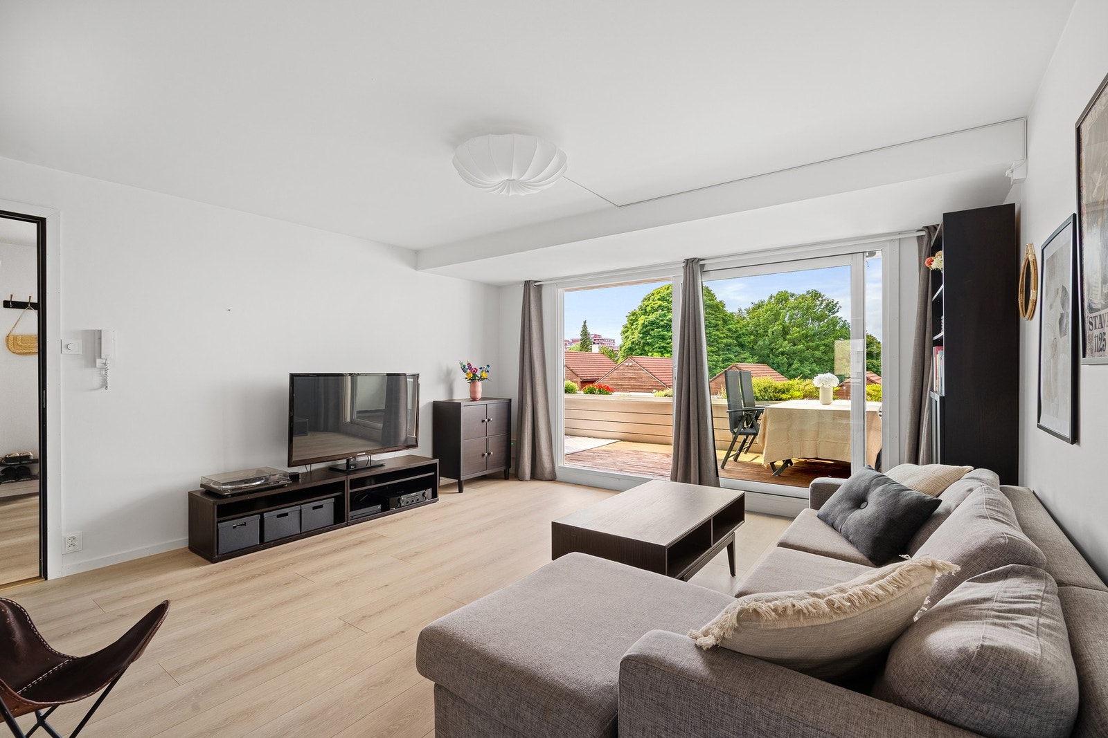 Herlig å kunne gå rett ut på balkongen Galleribilde