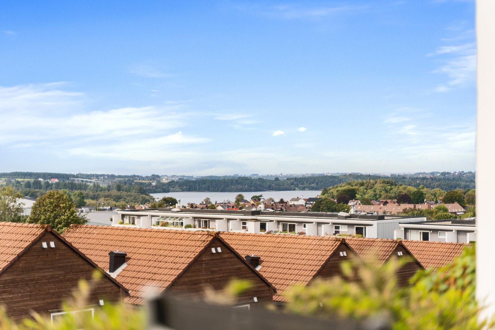 Utsikt fra balkongen Galleribilde