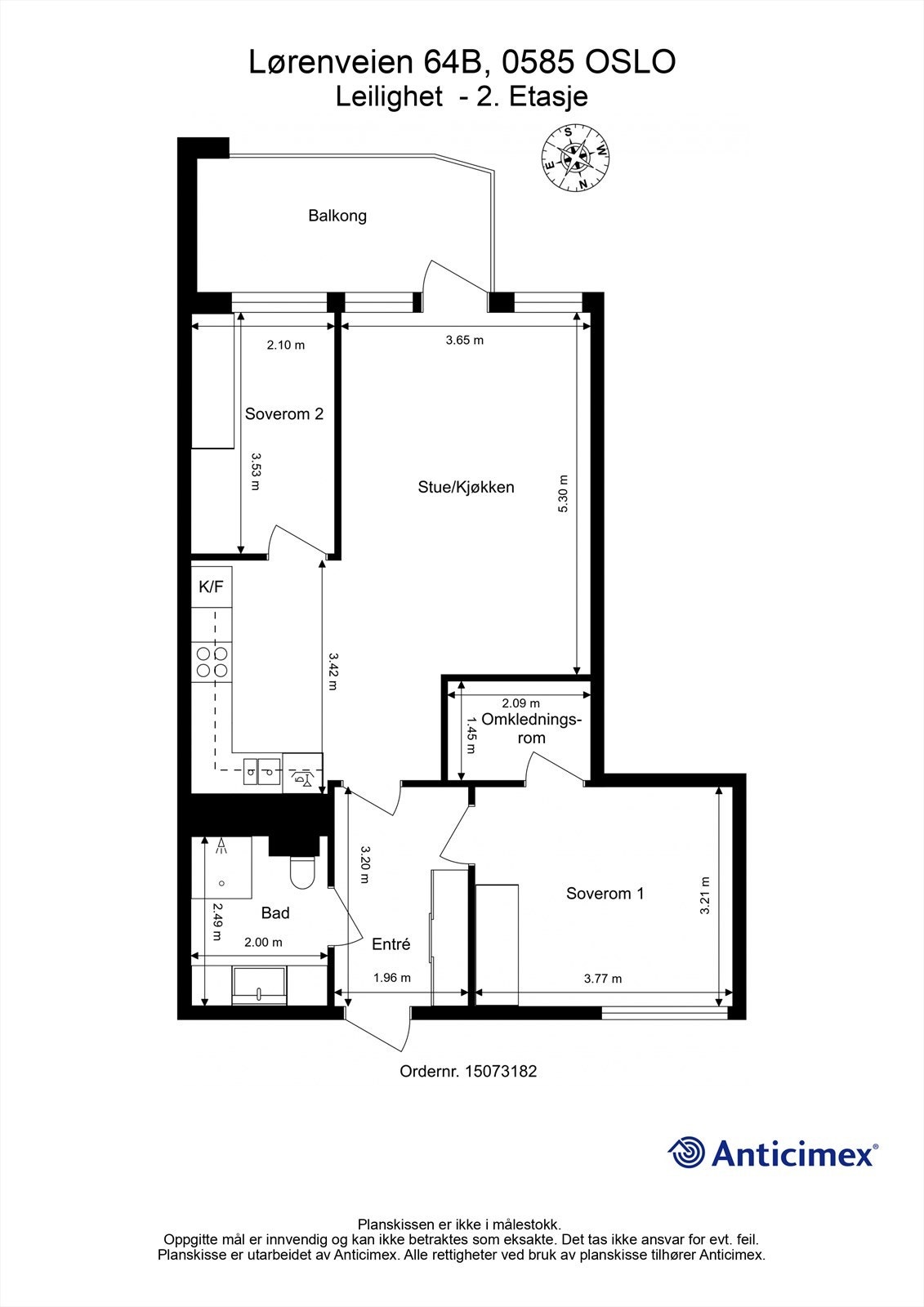 Plantegning Galleribilde