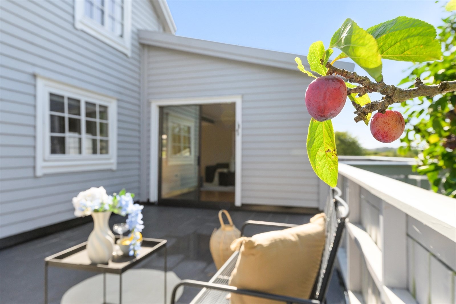 Nyt deilig frukt fra egen hage Galleribilde