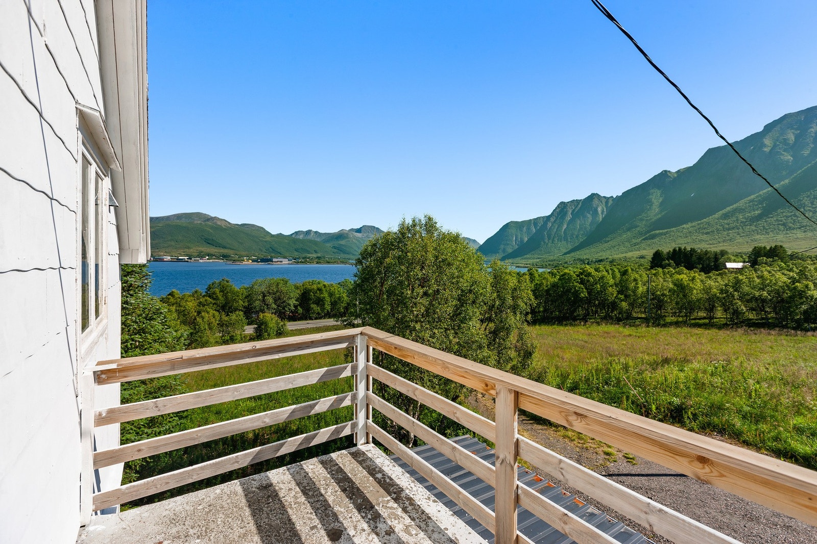 Utsikt fra veranda Galleribilde