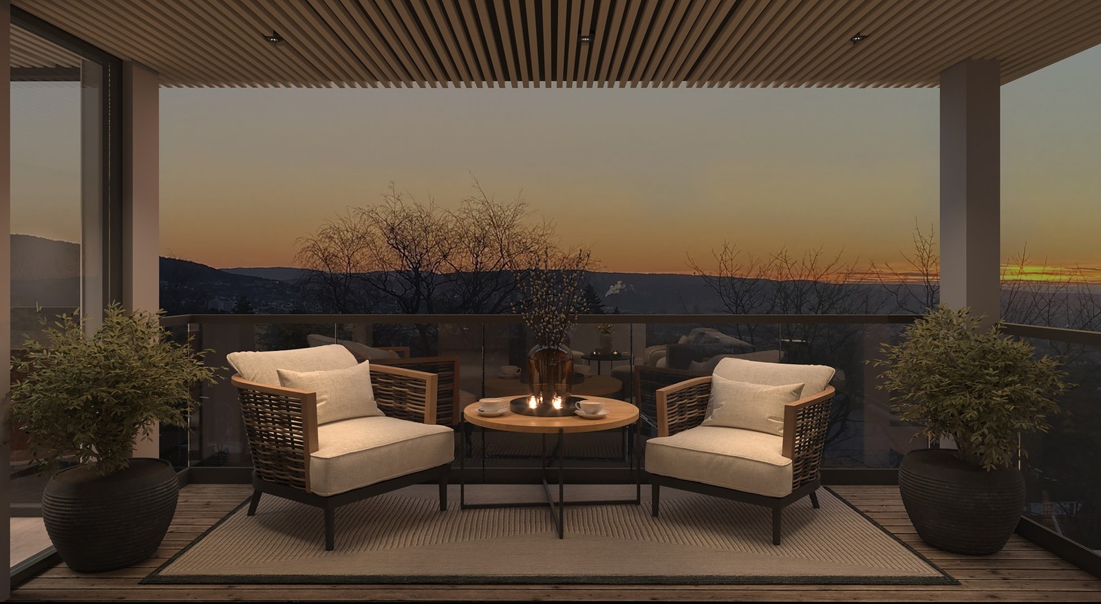 Illustrasjonsfoto terrasse. Avvik kan forekomme. Galleribilde