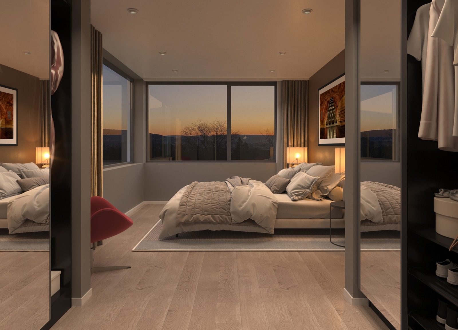 Illustrasjonsfoto soverom. Avvik kan forekomme. Galleribilde