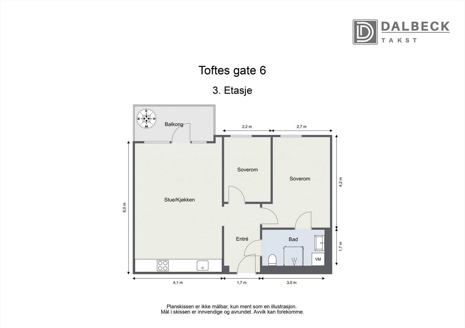 Plantegning. I tillegg disponerer leiligheten en kjellerbod på ca. 4 kvm og en parkeringsplass med el-lader. Galleribilde