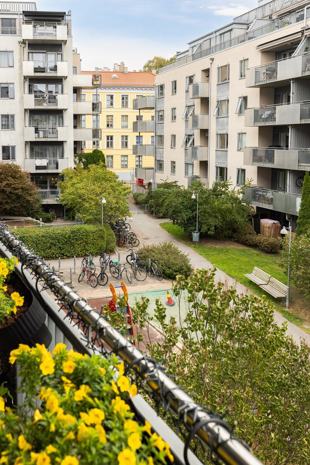 Utsyn fra balkongen. Galleribilde