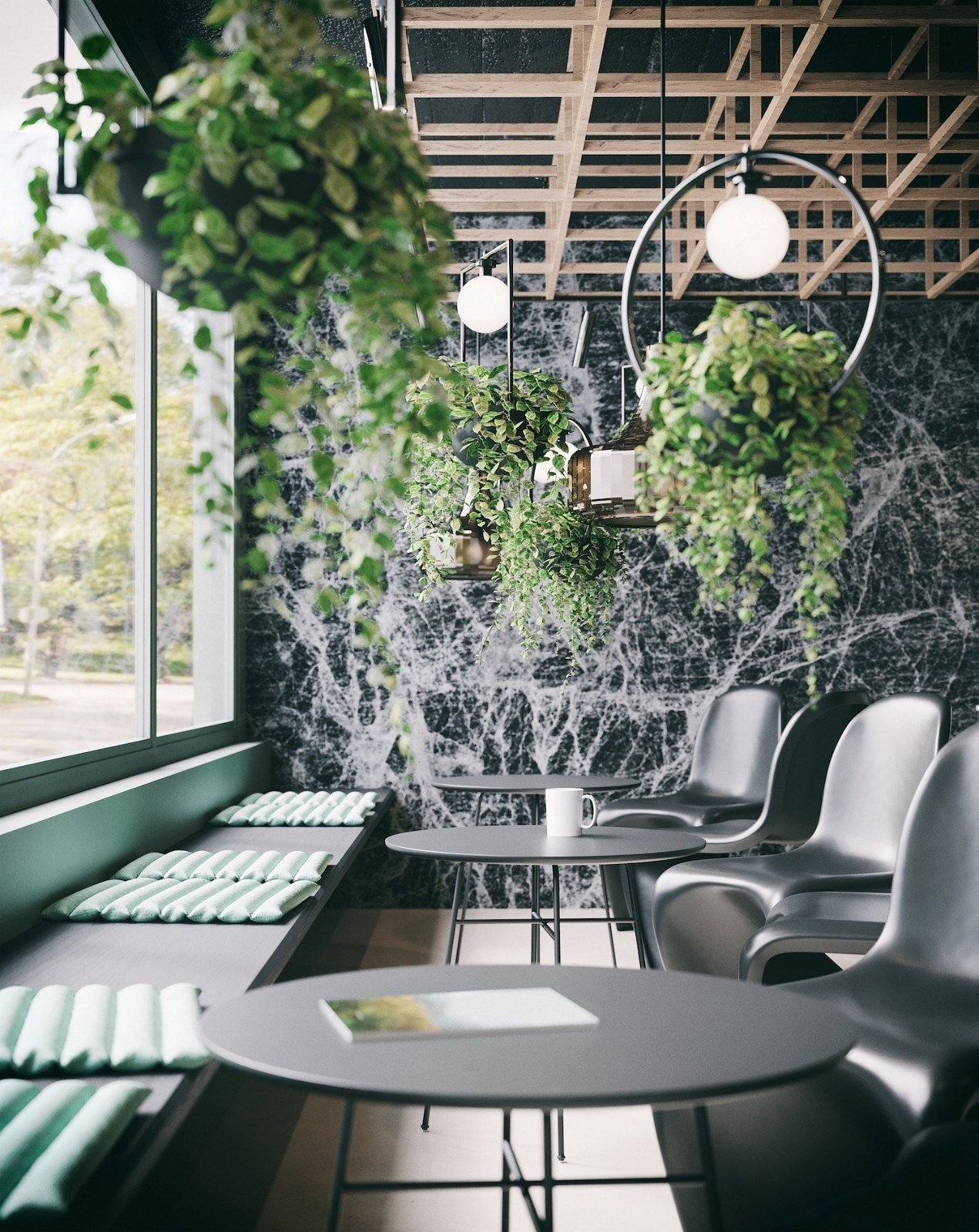 3D - Flere koselige sosiale soner Galleribilde