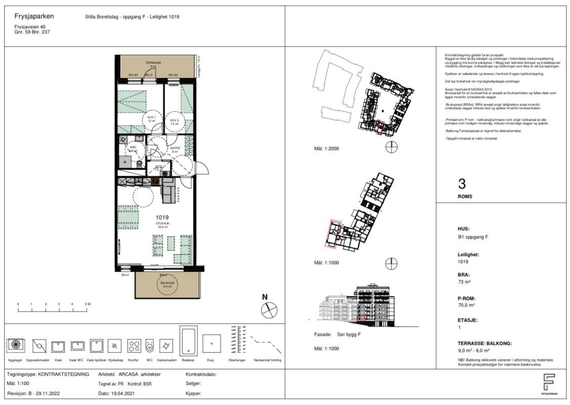 Plantegning Galleribilde